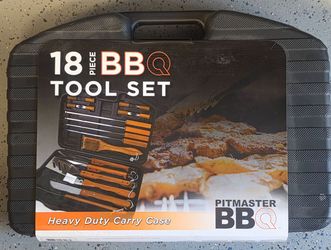 New - 18pc BBQ Tool Set $10 FIRM