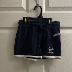 Brand New Girls Navy Blue Shorts Size XS Kids