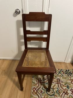 Vintage cherry wood chair