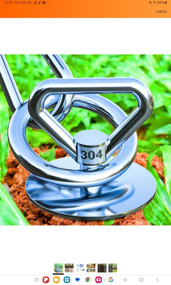 Heavy Duty 360° Dog Tie Out Stake (32)