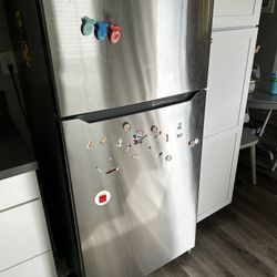 Stainless Steel Fridge Two Door - Couch & Dresser Are Free!