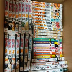 Two Boxes Of Manga All Readable Condition 