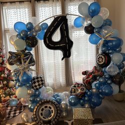 Motorcycle Birthday Decoration
