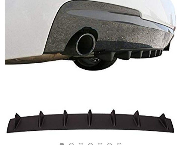 Difuser universal para cualkier carro negro mato ba debajo de bonper