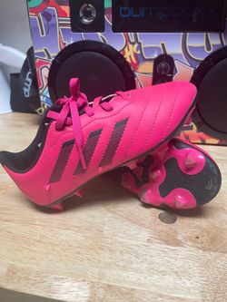 Girls Pink Adidas Soccer Cleats 13K
