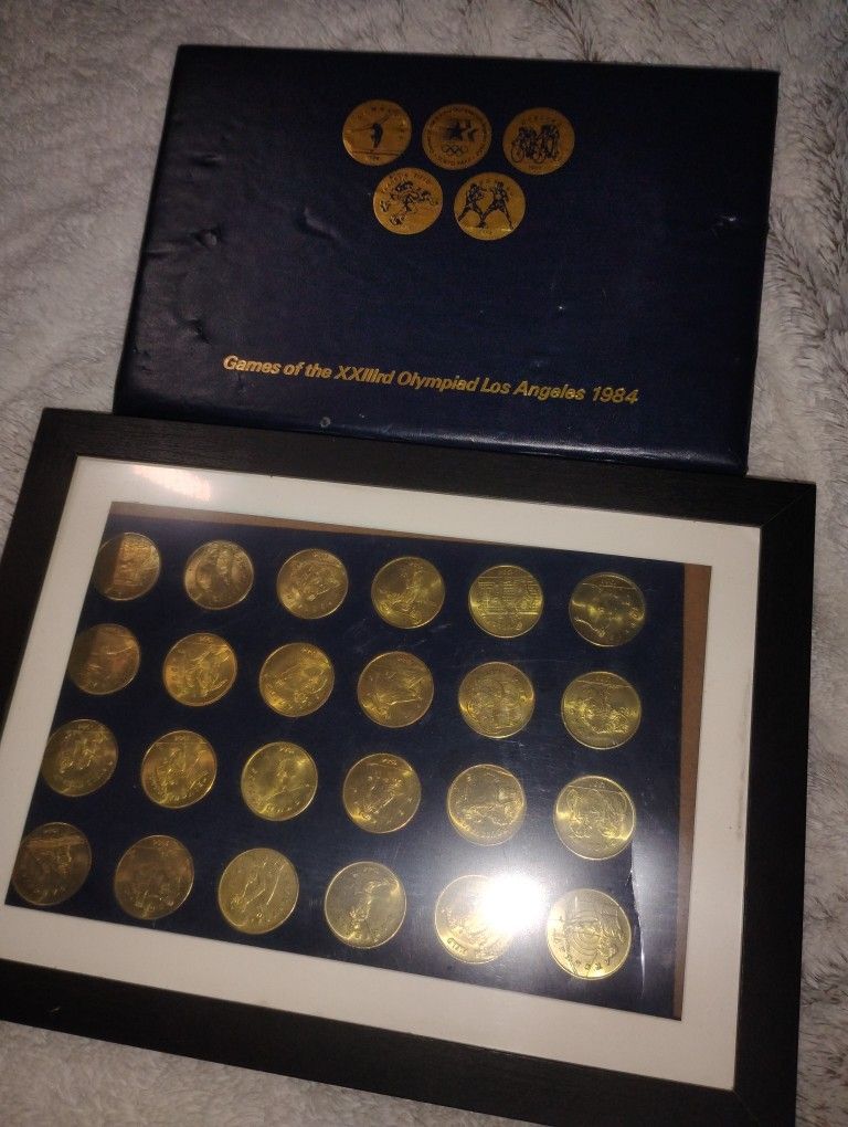1984 los Angeles Olympic Coin Set