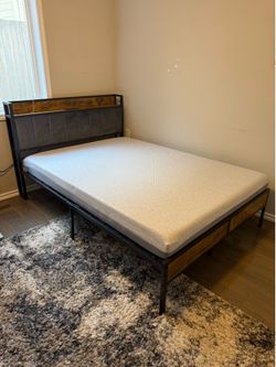 Full size bed barely used $250 OBO