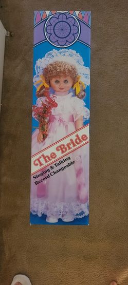 Large Vintage The Bride Singing Talking & Record Changeable Doll