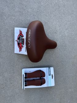 Electra Townie Comfort Gel Seat with matching Grips. NEW