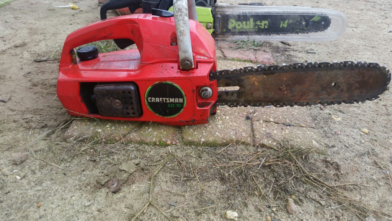 Craftsman 2.0 10 inch climbing chainsaw