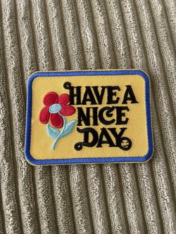 Have A Nice Day Vintage Patch