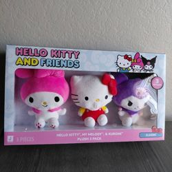 Hello Kitty 9" Plushies