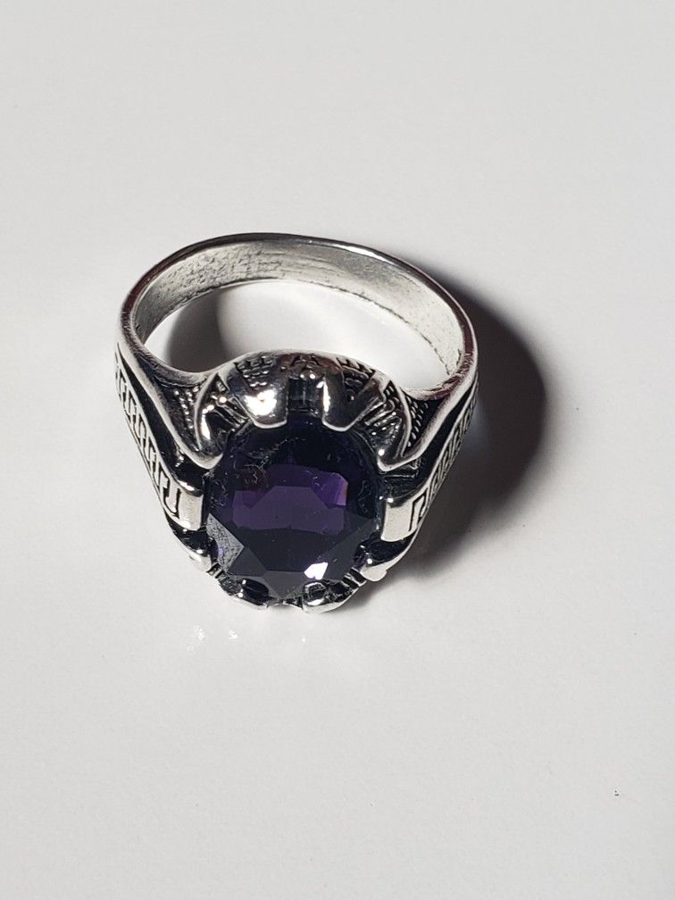 Antique Silver Stone Vintage Jewelry Ring For Men and Women Size 11
Used like new