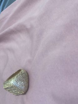 Big iced out ring gold size 8 $25