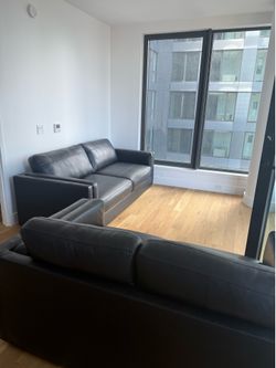 Like New leather couches for sale
