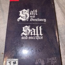 Salt and Sanctuary / Salt and Sacrifice Dual PK w/ Slipcase Switch LRG/Sealed