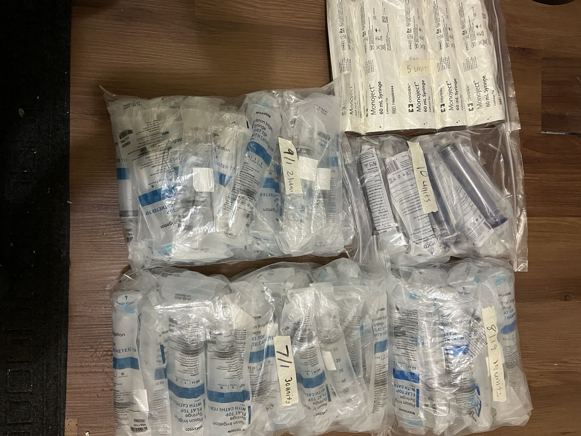 Syringe flat Top With Catheter Tip 60 Cc