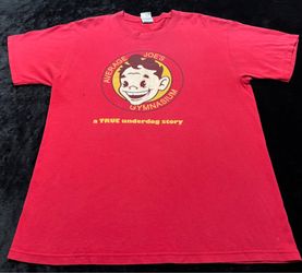 Mens Large Vintage 2004 Dodgeball A True Underdog Story Movie Promo Tshirt
