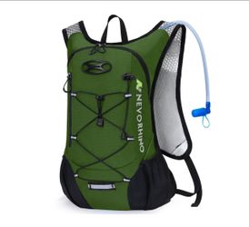 Lightweight 12 L Hydration Backpack: Super lightweight 8.5 oz hydration pack backpack with 2 L water bladder. Waterproof and tear-resistant fabric, PU