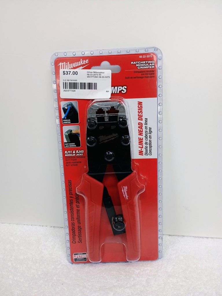 Ratcheting Modular Crimper