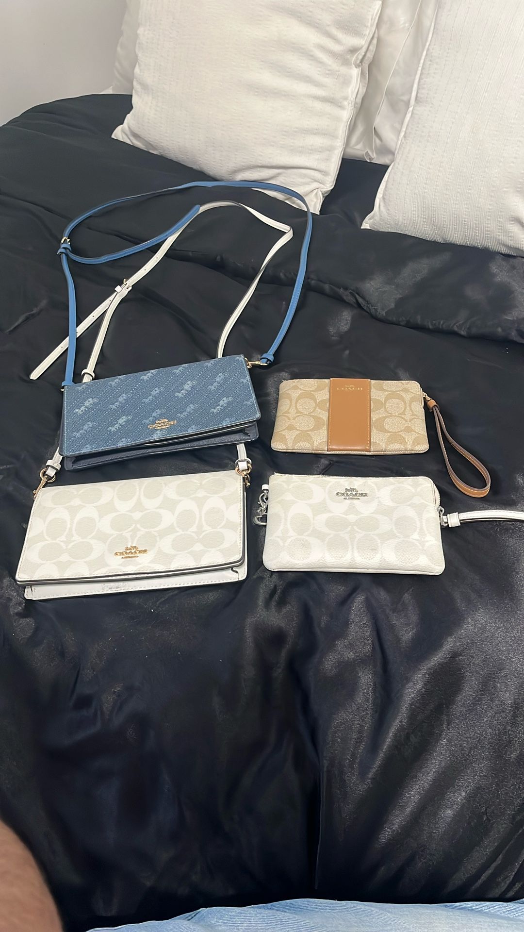 Coach Cross Body And Wristlet