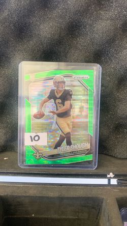 Tyler Shough Prizm rookie Green pulsar New Orleans Saints Card