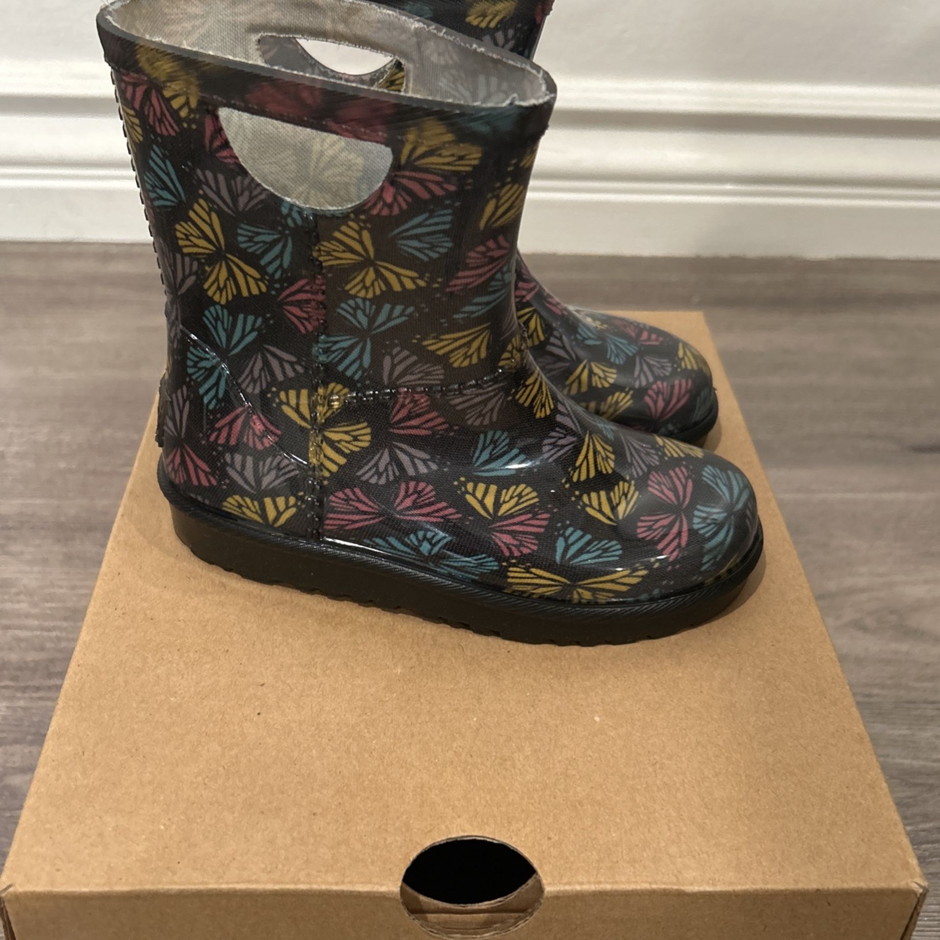 Kids UGG T RAHJEE Butterflies Rain boots