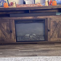 Electric Fireplace Tv Stand 
