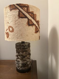 Tiki style lamp