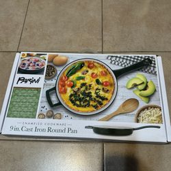 Parini 9in Cast Iron Round Pan