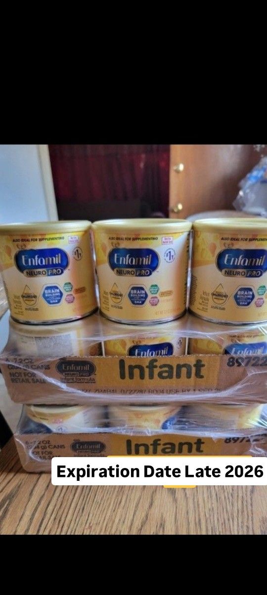 12 ENFAMIL NUERO PRO 7.2 OUNCE CANS AVAILABLE FOR $150 CASH/ZELLE ALL BRAND NEW & SEALED *****DELIVERY IS AVAILABLE***** Health & Baby care