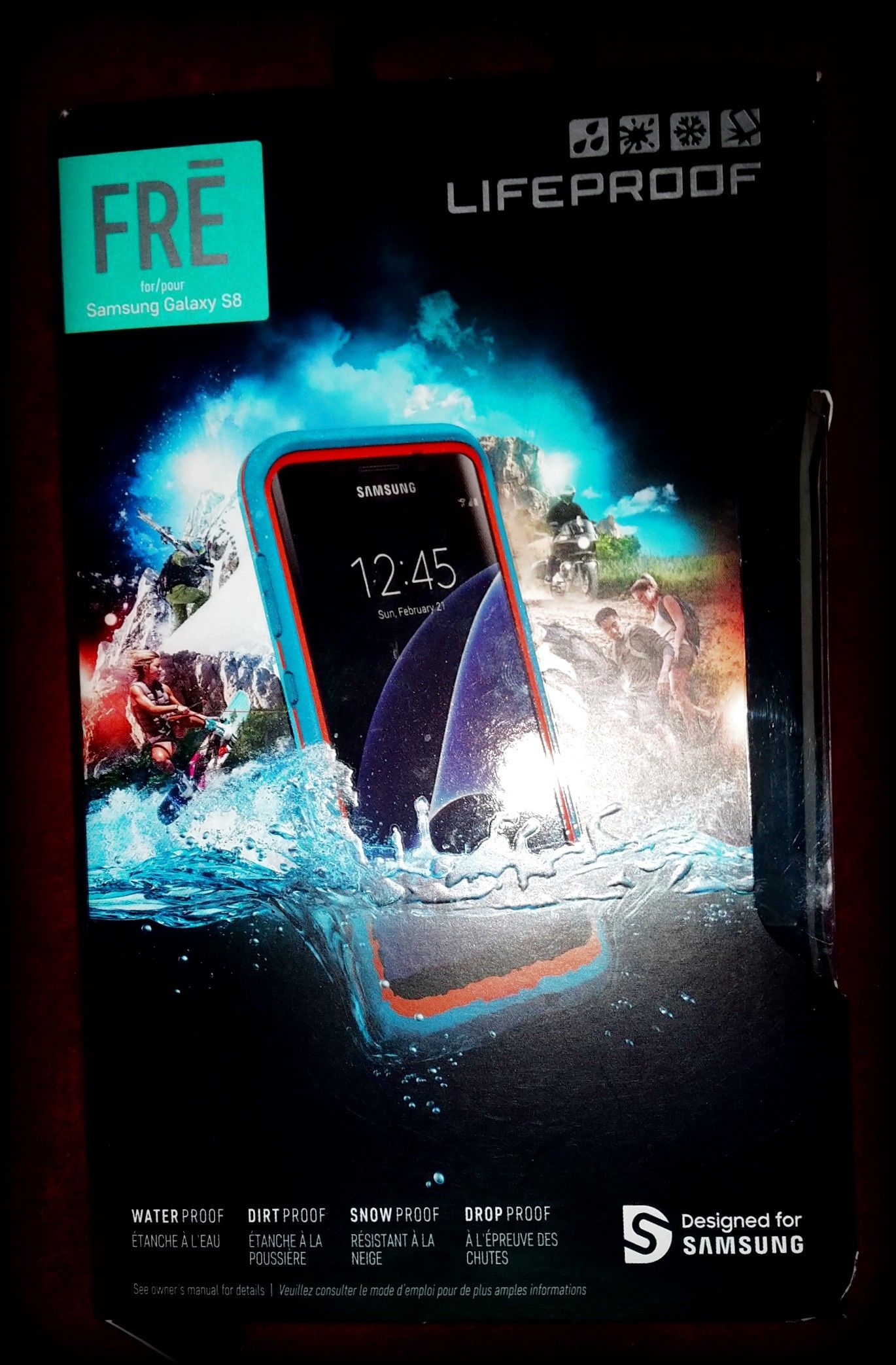 Lifeproof FRĒ SERIES Waterproof Case for Samsung Galaxy S8/ Color-Sunset Bay Teal