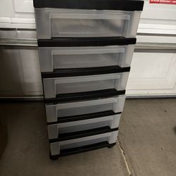 5 Drawer Plastic Bin