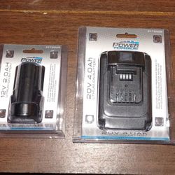 POWER TORQUE 20V & 12 V BATTERY PACKS