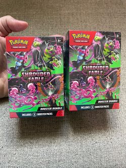 2 SEALED Shrouded Fable Pokemon TCG Booster Bundles! (6 Packs)