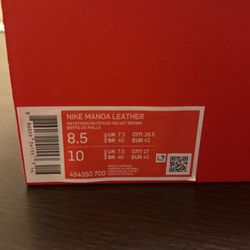 Nike Manda Leather Mens Size  8.5