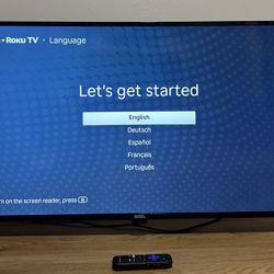 43” ONN. ROKU TV