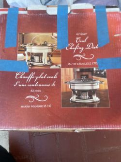 4 Chauffeur oval Dish 4.2 quarts