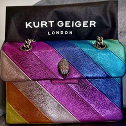 Kurt Geiger Metallic Rainbow Bag