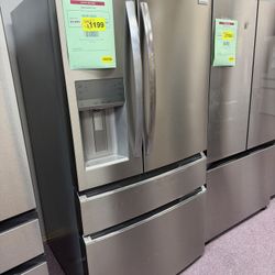 Refrigerator, Frigidaire New Open Box 36” W 26.3 Cu.ft Fridge