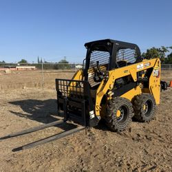 Skid Steer with Forks 