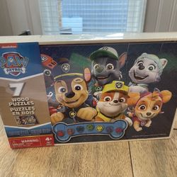 Paw Patrol 7 Wood Puzzles