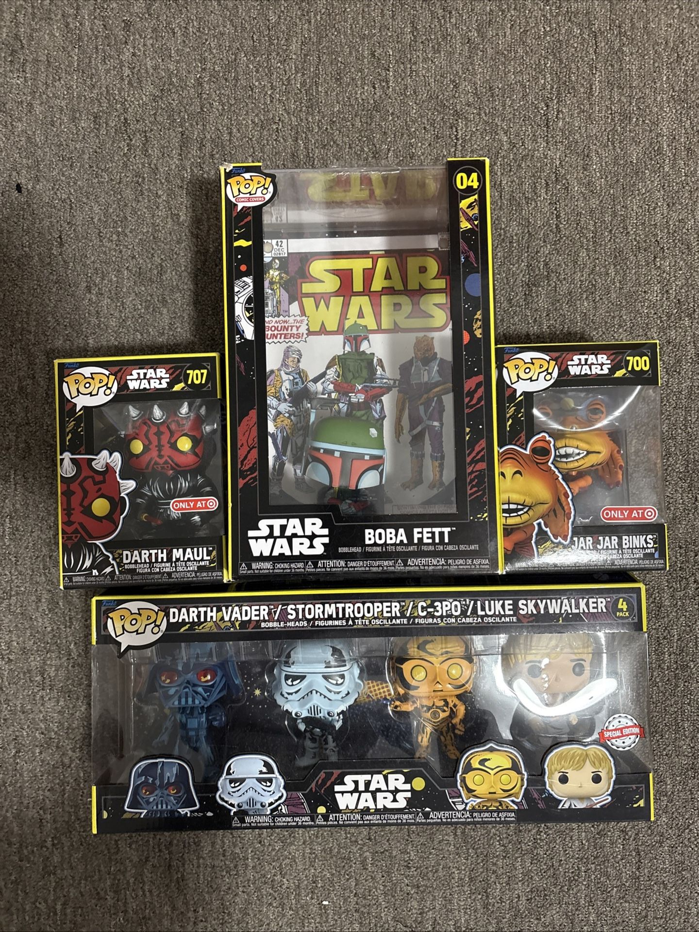 Star Wars Funko Pops Lot