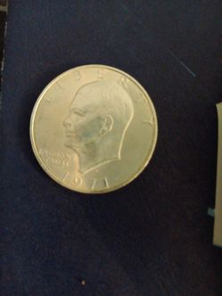 1971-S  USA SILVER EISENHOWER DOLLAR COIN