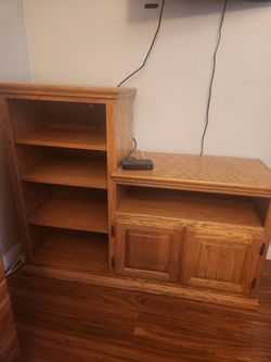 TV Stand with Shelves for sale