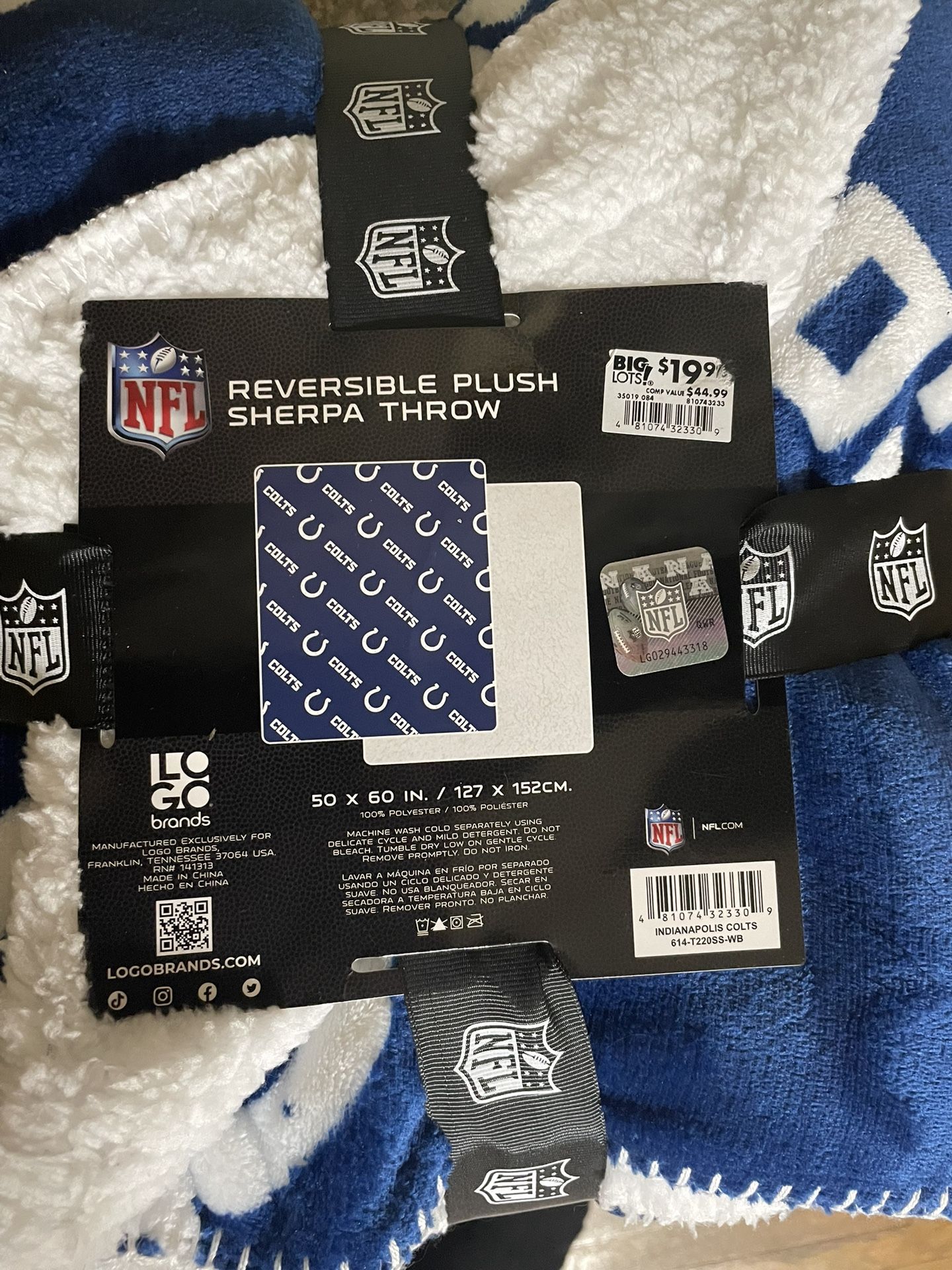 Colts Blanket Un Used