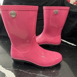 Ugg Pink Rain Boots 