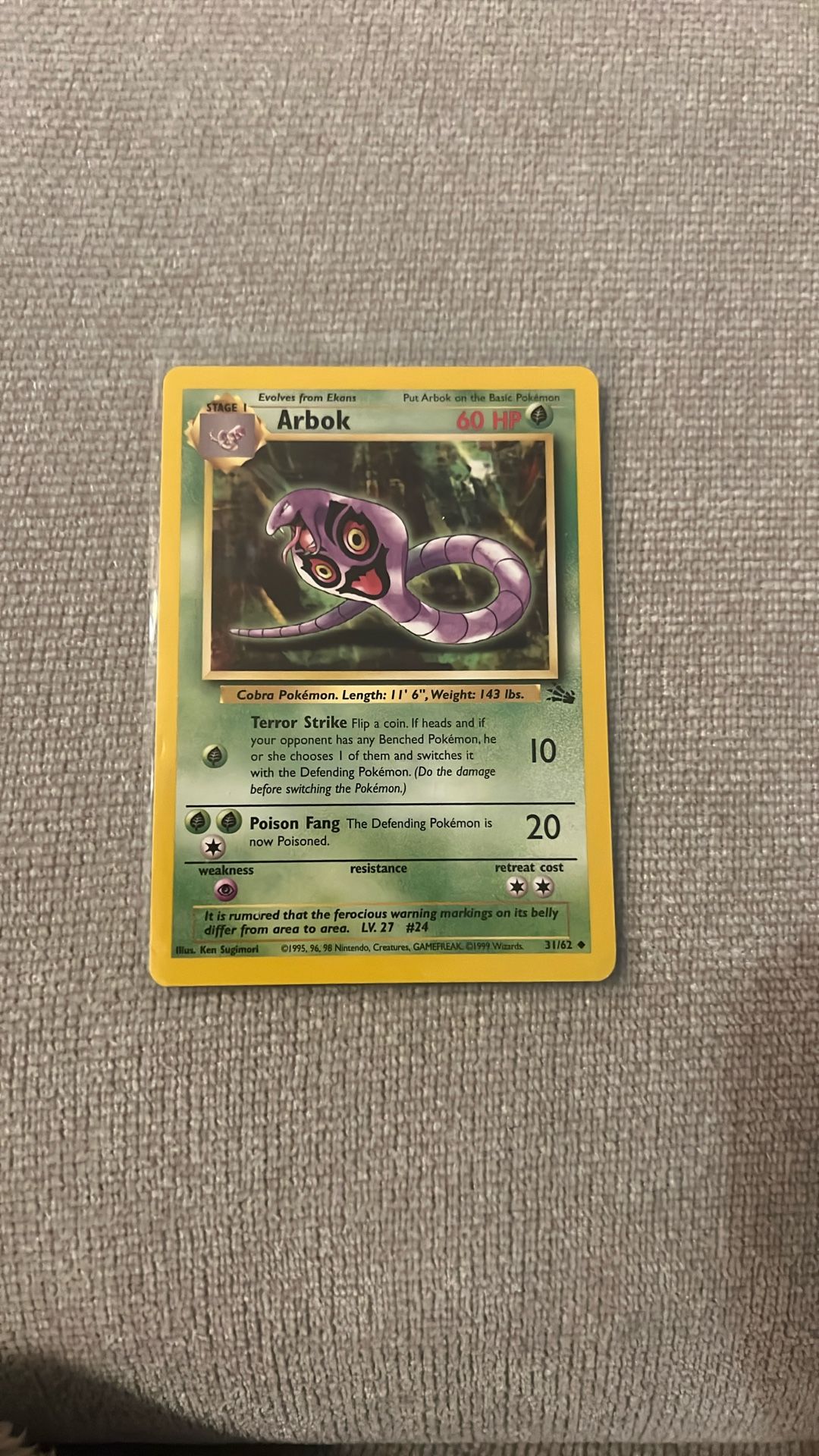 Pokemon Arbok 