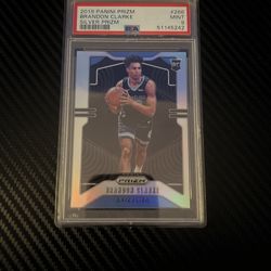 PSA 9 BRANDON CLARKE SILVER PRIZM No.266