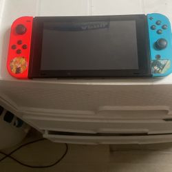 Nintendo Switch With A Storage Card 
